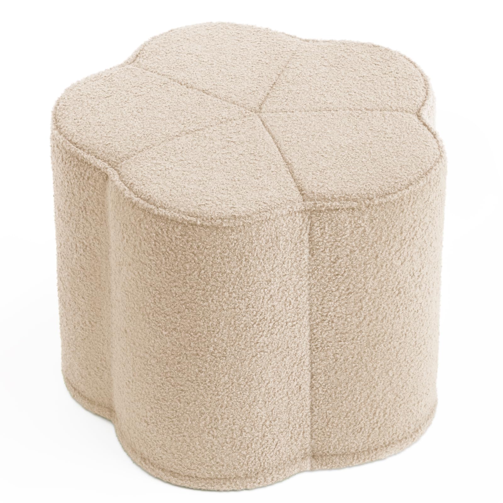 Pouf Ottoman, Comfy Floral Ottoman for Living Room, Bedroom, Kids Room, Charm