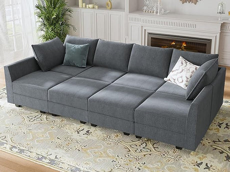 Modular Sectional Sleeper Sofa Reversible Modular Couch with Storage Seats Modular Sleeper Se