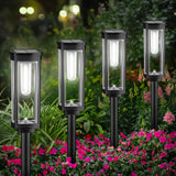 Bright Solar Pathway Lights Outdoor, 8 Pack Solar Garden Lights for Outside Waterproof,