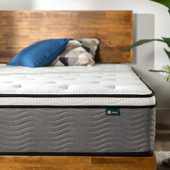 12 Inch True Support Hybrid Mattress [New Version], King, Fiberglass Free,