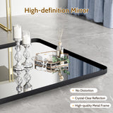30x36 Black Bathroom Mirror - Metal Frame Vanity Wall Mirror