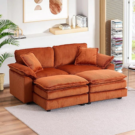 84.6" Sectional Sofa Couch for Living Room