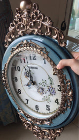 Elegant, Traditional, Decorative, Hand Painted Modern Grandfather Wall Clock Fancy