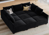 Modular Sectional Sofa with Ottoman Modular Sleeper Sectional Couches for Living Room