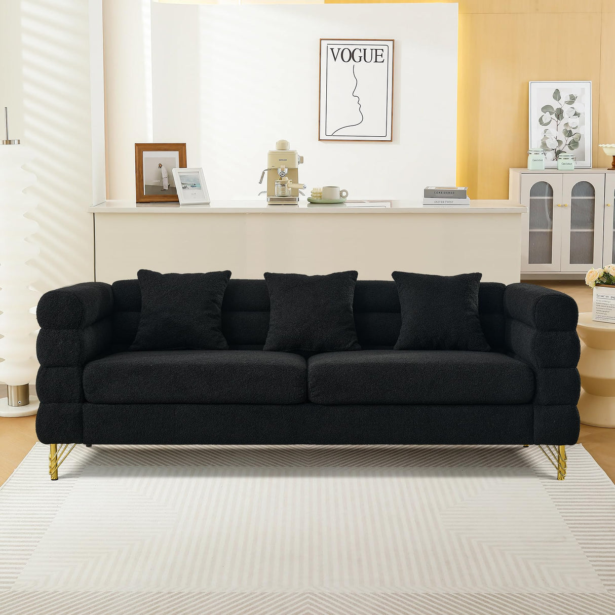 Luxury Teddy Sofa Set for Living Room, Modern Decor Furniture Sectional Sofa