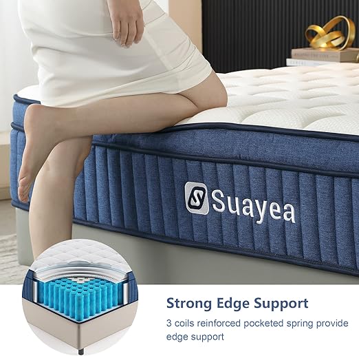 King Mattress, King Size Mattress in a Box, (Upgrade Strengthen)