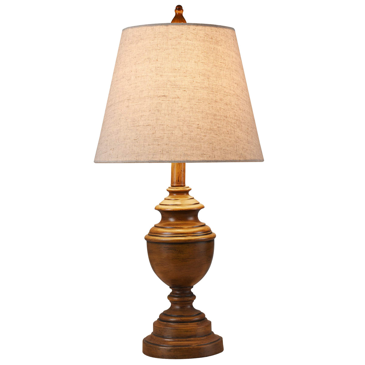 L26017JDSAM Marion, French Oak, Heathered Light Beige Table Lamp