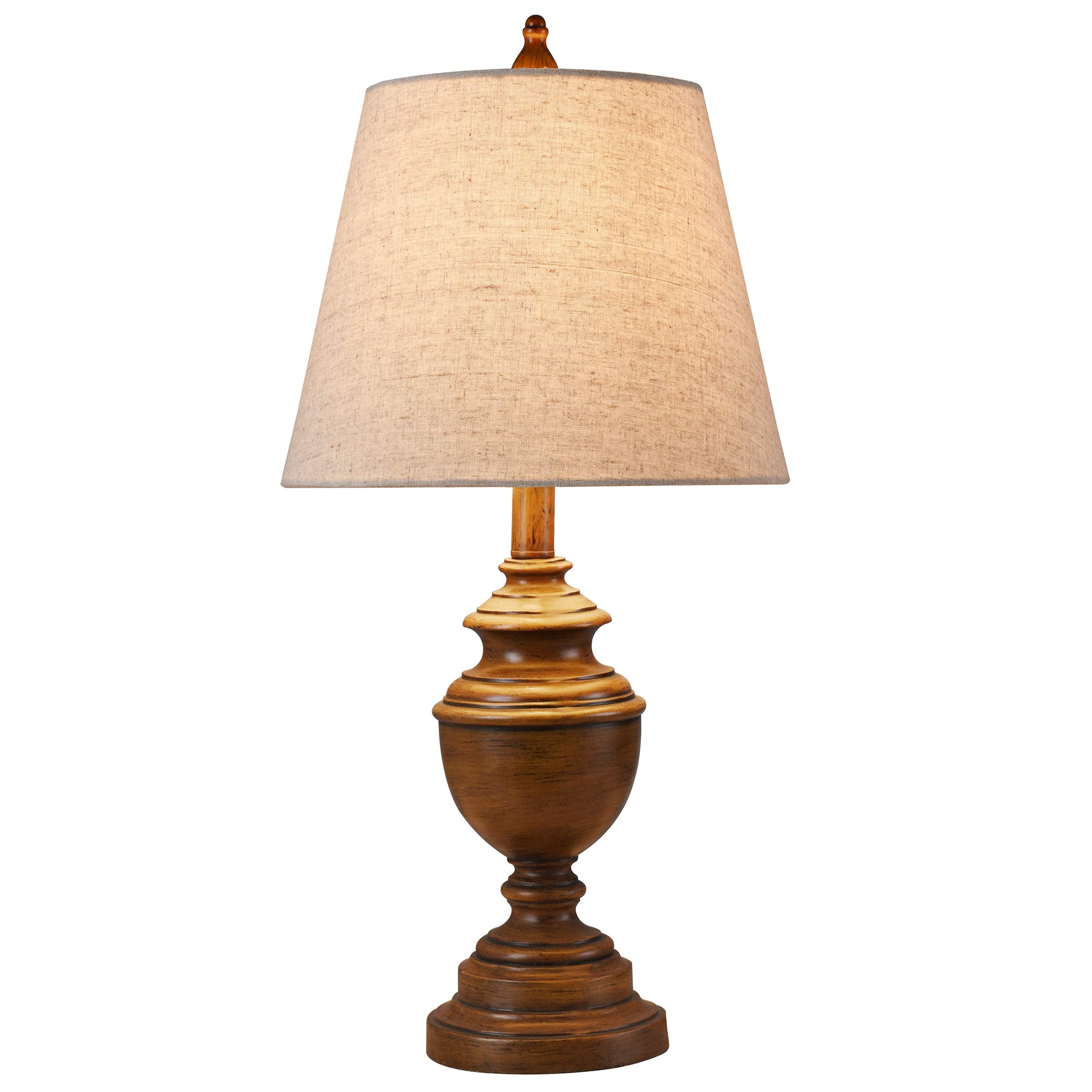 L26017JDSAM Marion, French Oak, Heathered Light Beige Table Lamp