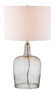Augustine 26" Glass LED Table Lamp Modern Contemporary Bedside Desk