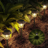 Solar Lights Outdoor 10/25 LM LED with 2 Lighting Modes, Solar Garden Lights Glass