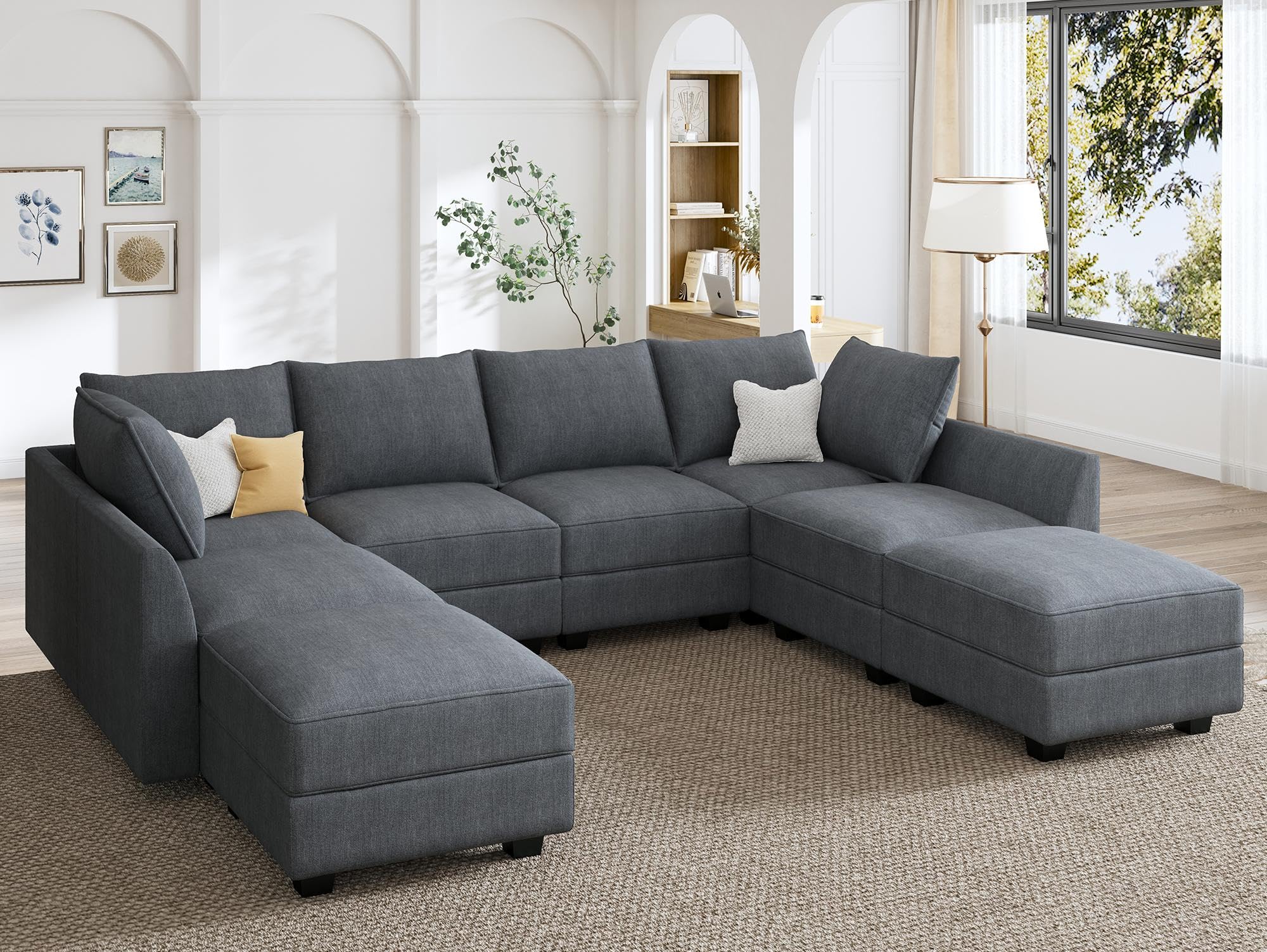 Modular Sectional Couch U Shaped Sectional Sofa