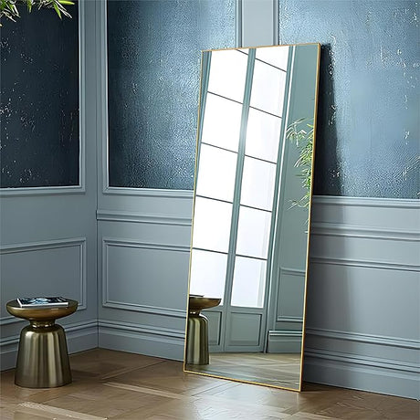 22''x65'' Rectangle Full Length Mirror, Floor Mirror, Standing Mirror, Flannel Wall Mirror