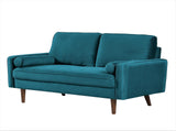 Velvet Tufted Sofas for Living Room, Classic Mid-Century Style with Modern Silhouette
