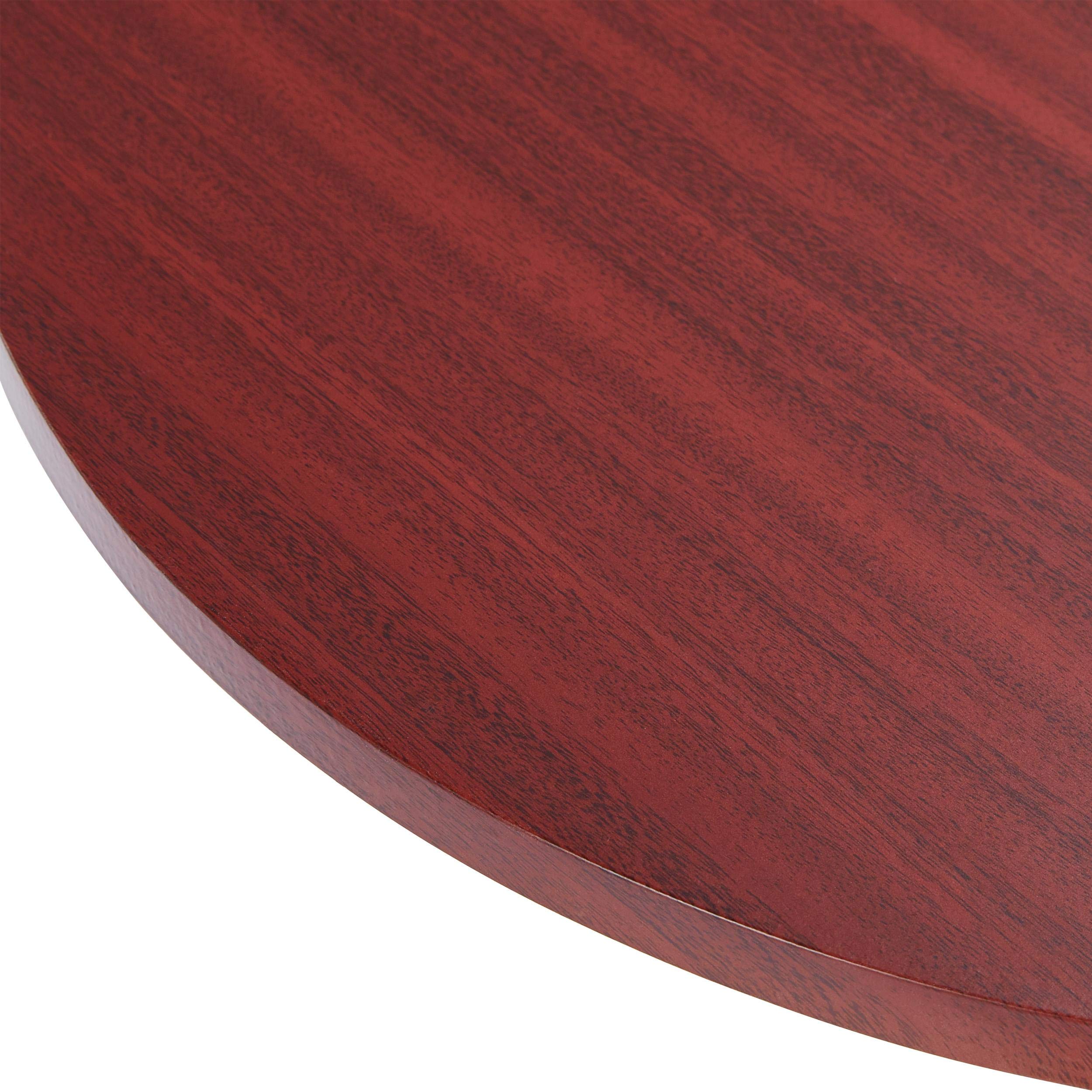 Height Adjustable Round Pub Table Counter Bar MDF Top Table 360 Degree Swivel