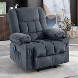 Massage Rocker Recliner Chair with Vibration Massage and Heat Ergonomic Lounge