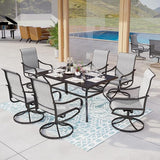 Outdoor Patio Dining Set for 6, Outdoor Furniture Set