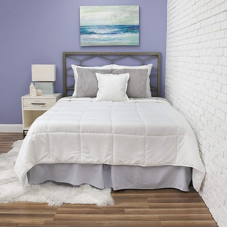 Fresh and Clean Comforter, Twin, White