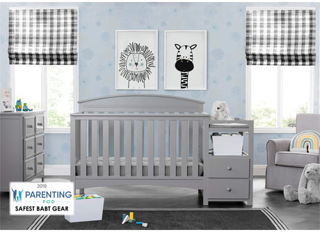 Blooms 3-Piece Pink Floral/Butterfly Baby Crib Bedding Set