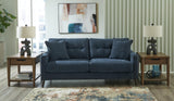 Bixler Sofa, 79" W x 38" D x 37" H, Blue