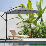 10ft Offset Patio Umbrella - Offset Hanging Cantilever Patio Outdoor Market Umbrella