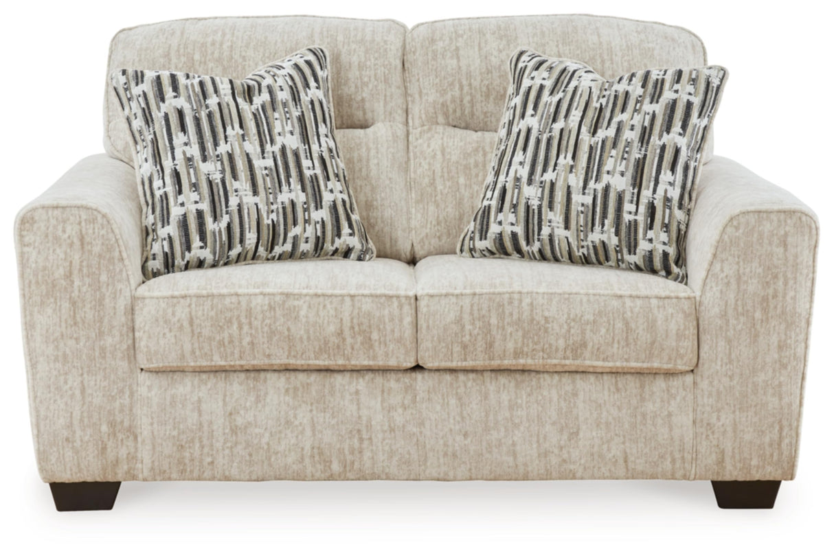 Lonoke Contemporary Loveseat for Living Room, Beige