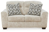 Lonoke Contemporary Loveseat for Living Room, Beige