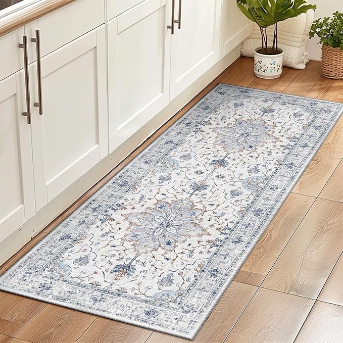 Area Rugs 5x7, Washable Rug, Non-Slip, Rugs for Living Room, Kitchen Rugs, Rugs