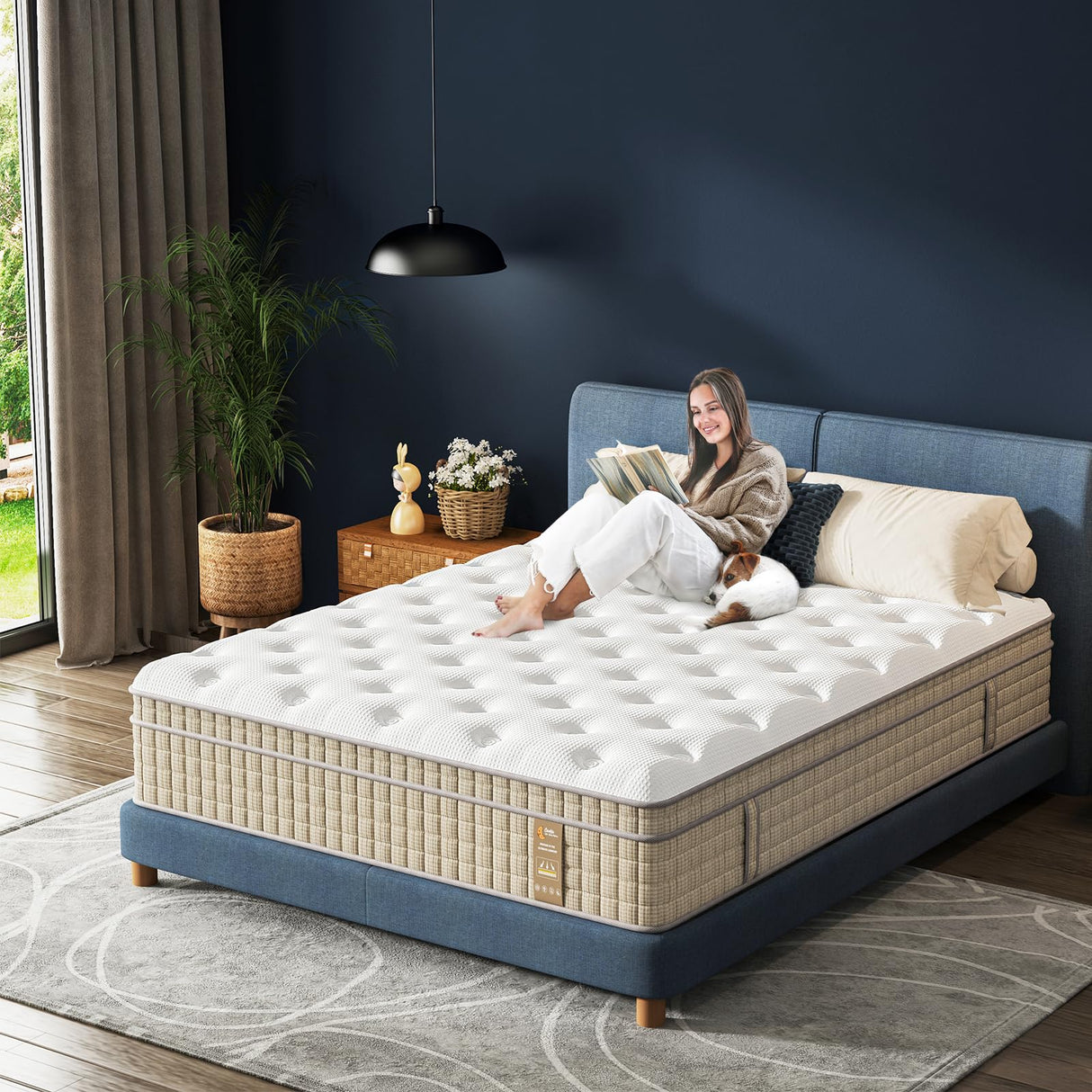 Queen Mattress - Luxury 14 Inch Firm Queen Bed Mattress in a Box