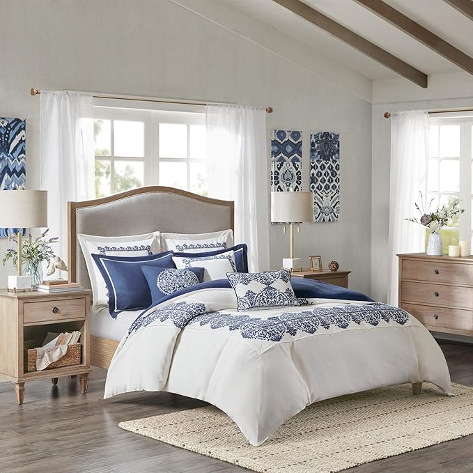 Signature Cozy Comforter Set - All Season Bedding Combo Filled Insert and Removable