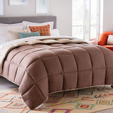 Reversible Down Alternative Comforter and Duvet Insert - All-Season Comforter