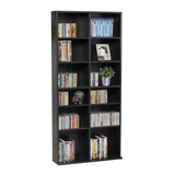 Oskar Adjustable Media Cabinet - Holds 464 CDs, 228 DVDs or 276 Blu-rays