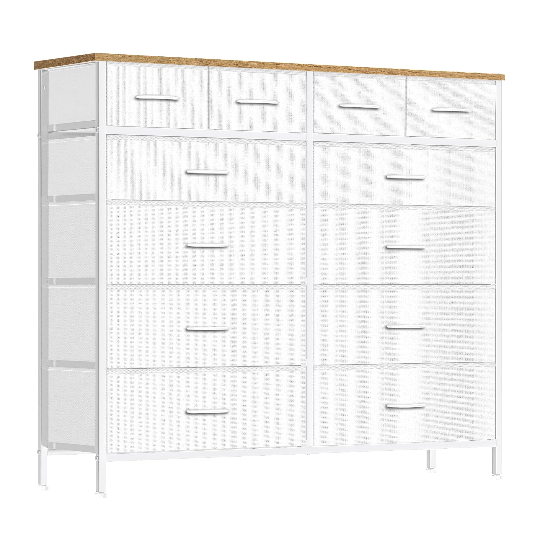 Compact 12 Drawers Dresser for Bedroom, Fabric Storage Tower
