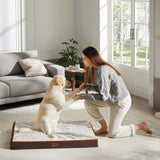 Large Dog Bed for Large, Jumbo, Medium Dogs, Orthopedic Pet Bed Waterproof Mattress