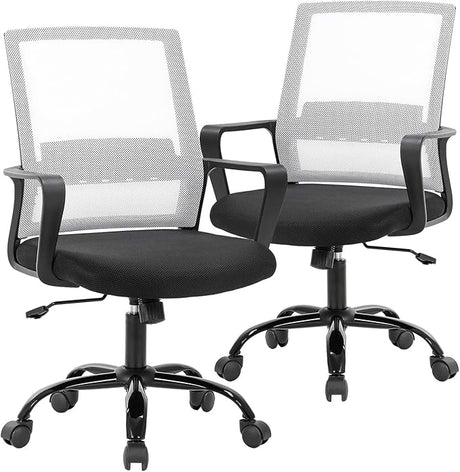 Office Chair Desk Chair Computer Chair Swivel Rolling Executive Lumbar Support