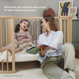 Stokke Sleepi Bed V3, Natural - Suitable for Ages 0-5 Years Old - Adjustable, Stylish & Flexible - Sturdy Beech Wood Frame