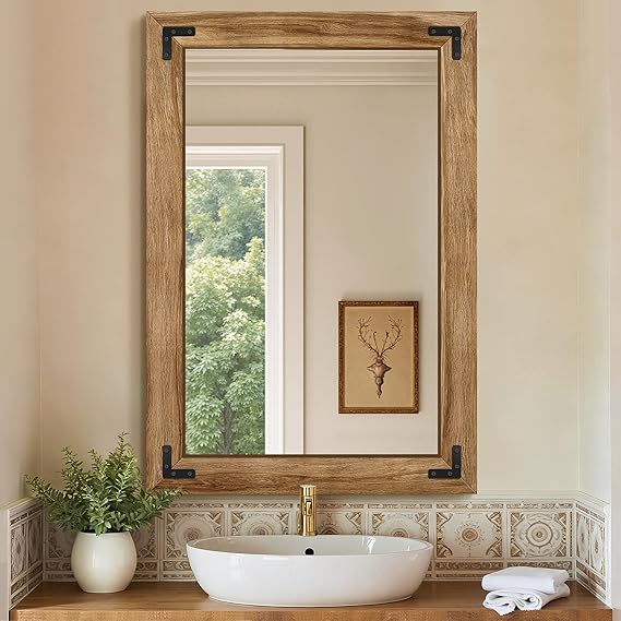 Rustic Farmhouse Full Length Mirror 55x22
