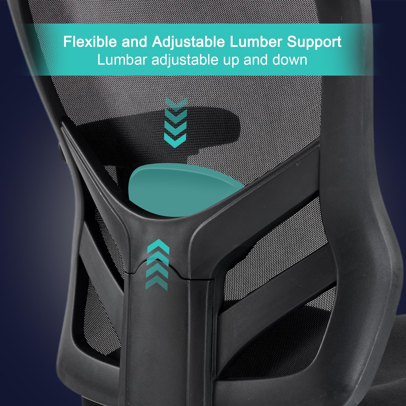 Ergonomic Mesh Office Chair with Adjustable Lumbar Support