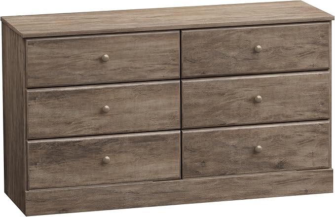 Astrid Simplistic 6-Drawer Dresser for Bedroom, Functional Bedroom Dresser Chest of