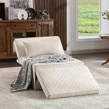 4 in 1 Multi Function Folding Ottoman Breathable Linen Couch Bed