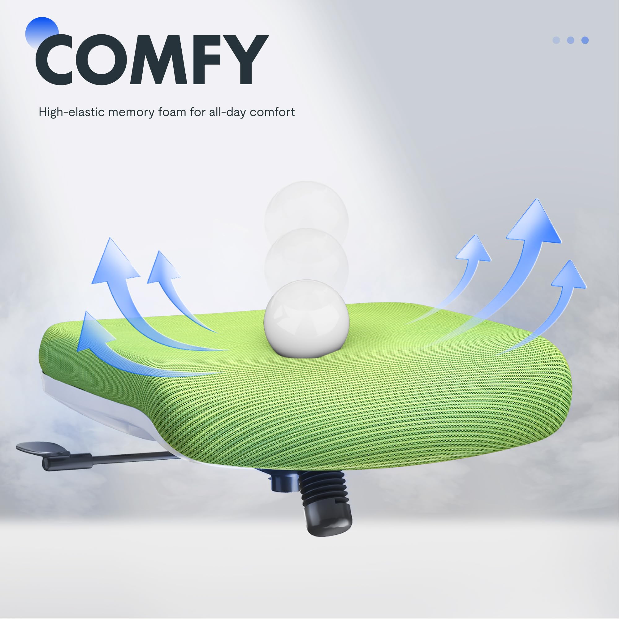 Classic Ergonomic Office Chair - High Back with Lumbar Support