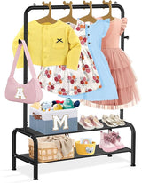 Kids Clothing Rack - Kids Dress Up Clothes Storage Racks - Baby Toddler Closet