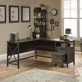 Steel River Rustic Industrial Style L-Shaped Corner Desk