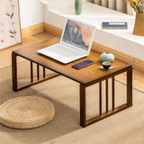 Bamboo Folding Coffee Table,Japanese Tea Table Low Table for Sitting On The Floor