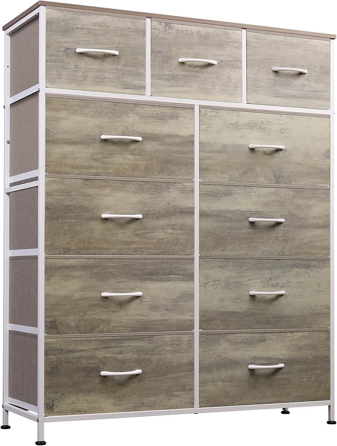 Tall Dresser for Bedroom, Fabric Dresser Storage Tower, Dresser & Chest