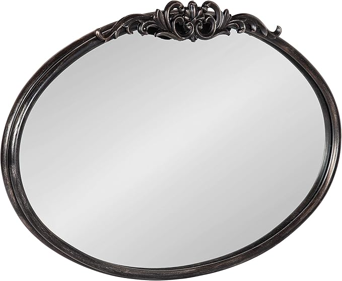 Arendahl Glam Ornate Mirror, 27 x 18.75, Gold, Traditional Baroque Inspired Wall Decor