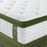 Queen Mattress, 14 Inch Hybrid Mattress In a Box with Gel Memory Foam