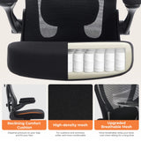 Ergonomic Office Chair with Lumbar Support and Adjustable Headrest