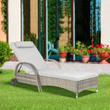 3 Pieces Outdoor Chaise Lounge Chairs Set Outdoor Pool Lounge Chairs Set of 2