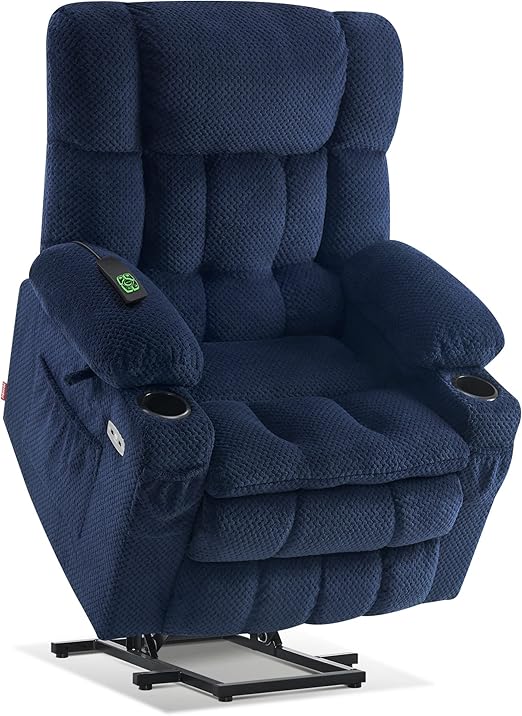 LiftLuxe Dual Motor Power Recliner – Massage, USB & Cup Holders