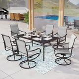 Outdoor Patio Dining Set for 6, Outdoor Furniture Set